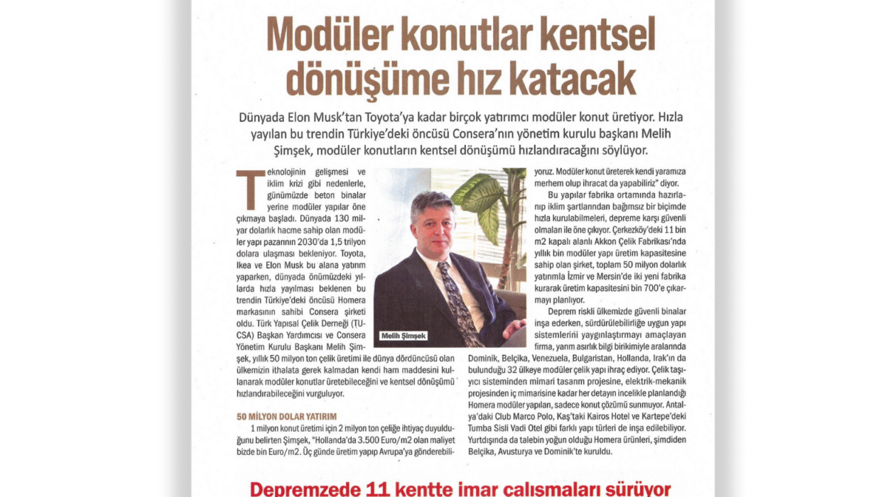 Consera Basin Yansimasi